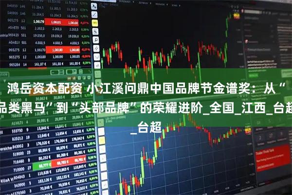 鸿岳资本配资 小江溪问鼎中国品牌节金谱奖：从“品类黑马”到“头部品牌”的荣耀进阶_全国_江西_台超